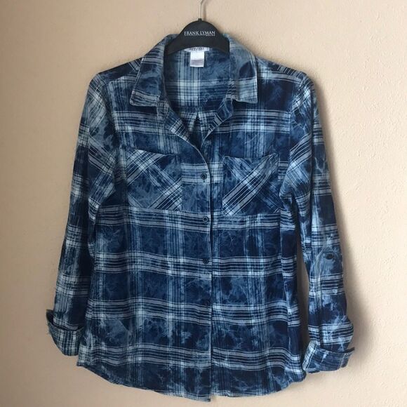 ❤️Dizzylizzy Long  Sleeve  Button Up - Picture 1 of 5